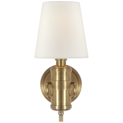 Jonathan Sconce with Linen Shade