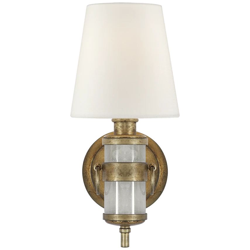 Jonathan Sconce with Linen Shade