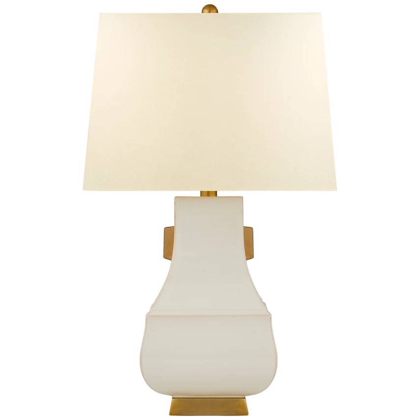 Kang Jug Large Table Lamp with Natural Percale Shade