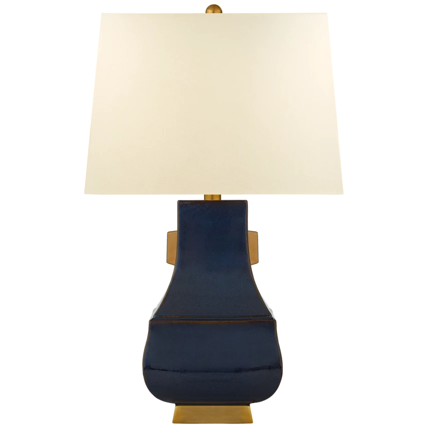 Kang Jug Large Table Lamp with Natural Percale Shade