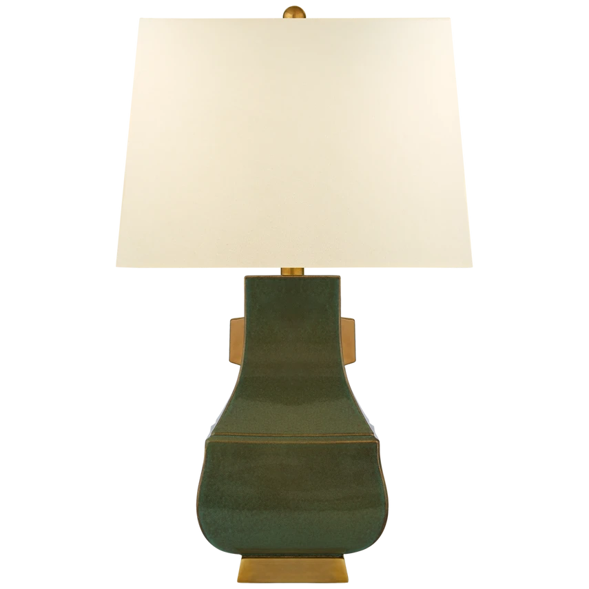 Kang Jug Large Table Lamp with Natural Percale Shade