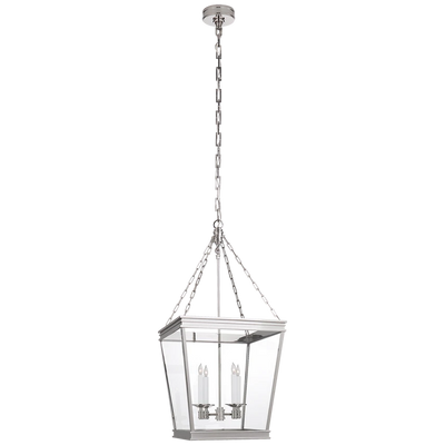 Launceton Medium Square Lantern with Clear Glass
