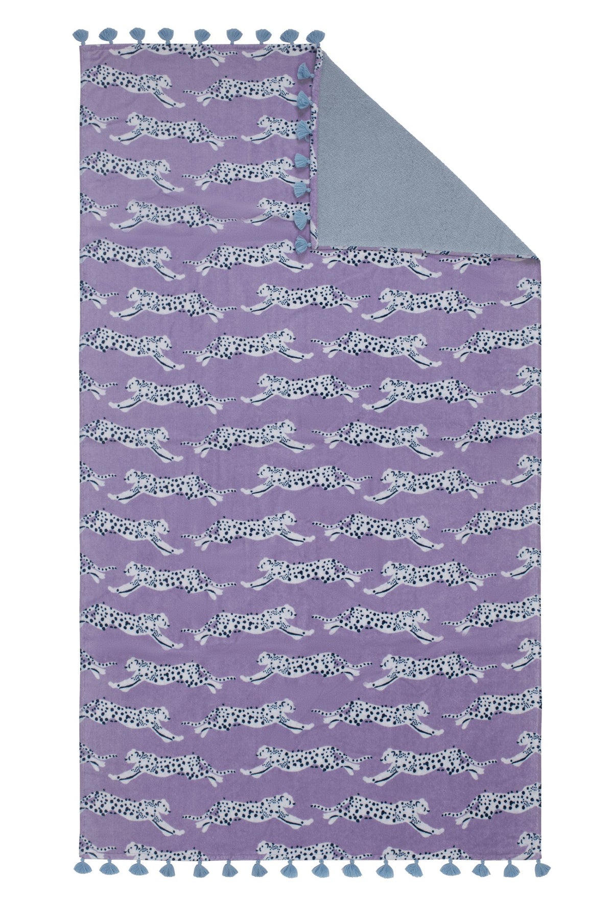 Leaping Leopard Beach Towel