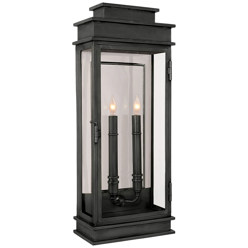 Linear Lantern Tall with Clear Glass