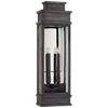 Linear Large Wall Lantern with Clear Glass
