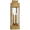 Linear Large Wall Lantern with Clear Glass
