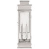 Linear Large Wall Lantern with Clear Glass
