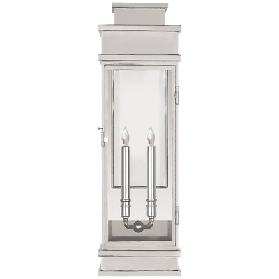 Linear Large Wall Lantern with Clear Glass