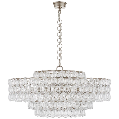 Liscia Large Chandelier in Crystal