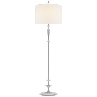 Lotus Floor Lamp with Linen Shade