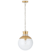 Lucia Medium Pendant with Clear Glass