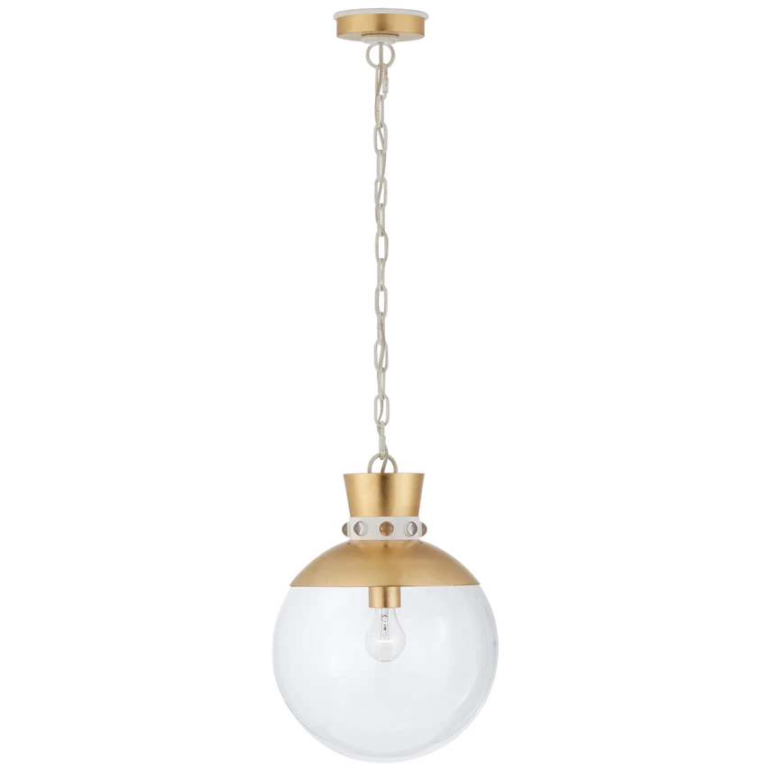 Lucia Medium Pendant with Clear Glass