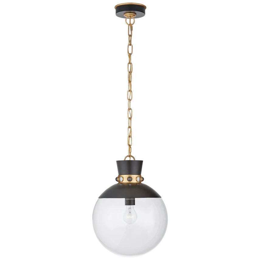 Lucia Medium Pendant with Clear Glass