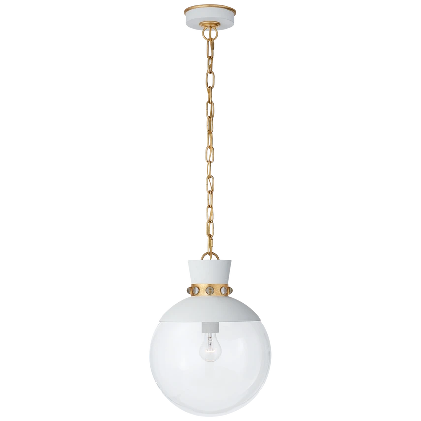 Lucia Medium Pendant with Clear Glass