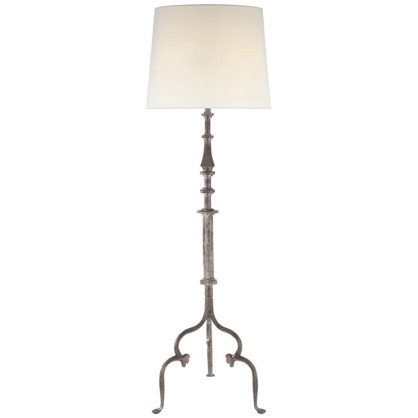 Madeleine Floor Lamp with Linen Shade