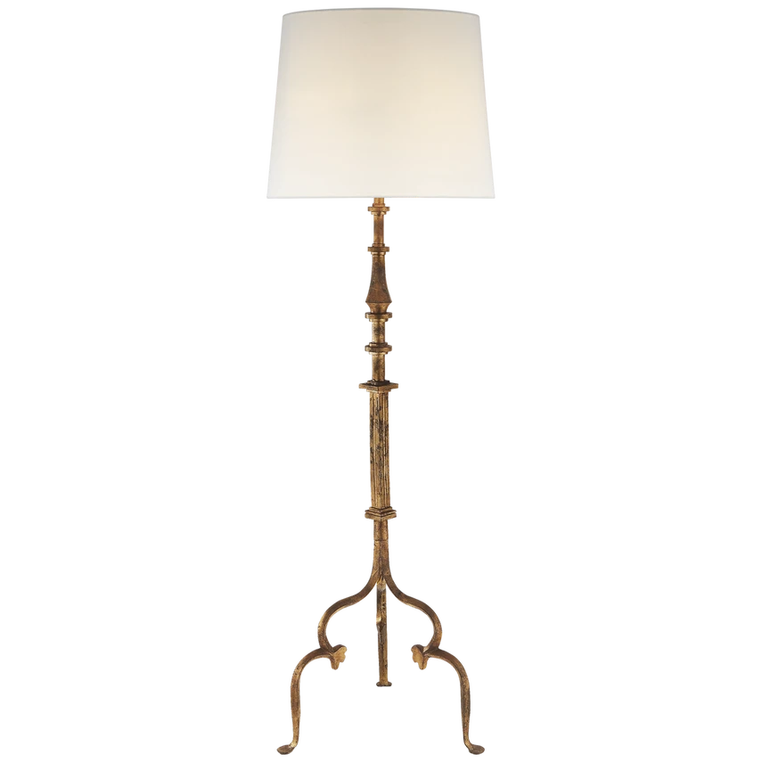 Madeleine Floor Lamp with Linen Shade