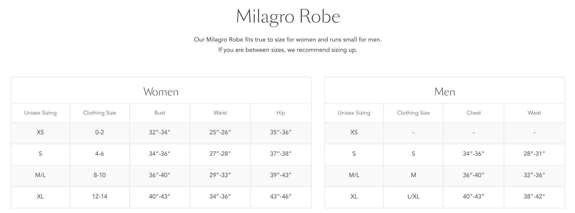 Milagro Robe