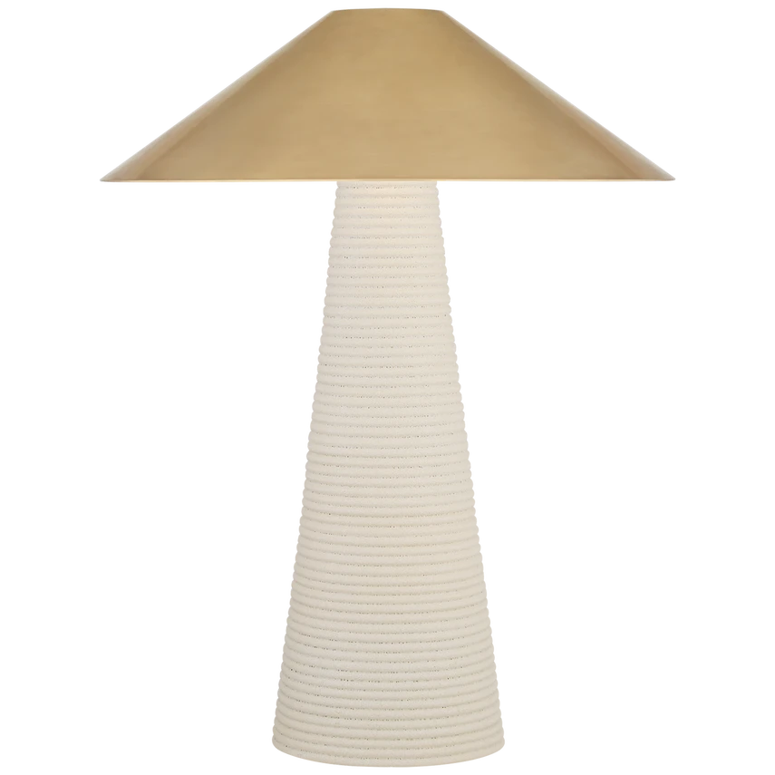 Miramar Accent Lamp with Antique-Burnished Brass Shade