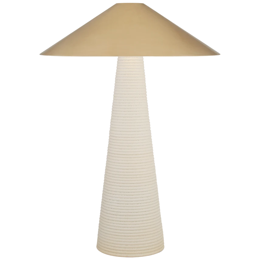 Miramar Table Lamp with Antique-Burnished Brass Shade