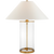 Modern Table Lamp with White Parchment Shade