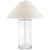 Modern Table Lamp with White Parchment Shade