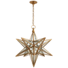Moravian Large Star Lantern with Antique Mirror