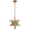 Moravian Small Star Lantern with Antique Mirror