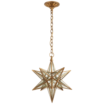 Moravian Small Star Lantern with Antique Mirror