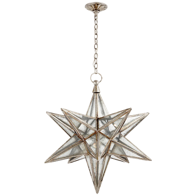 Moravian XL Star Lantern with Antique Glass
