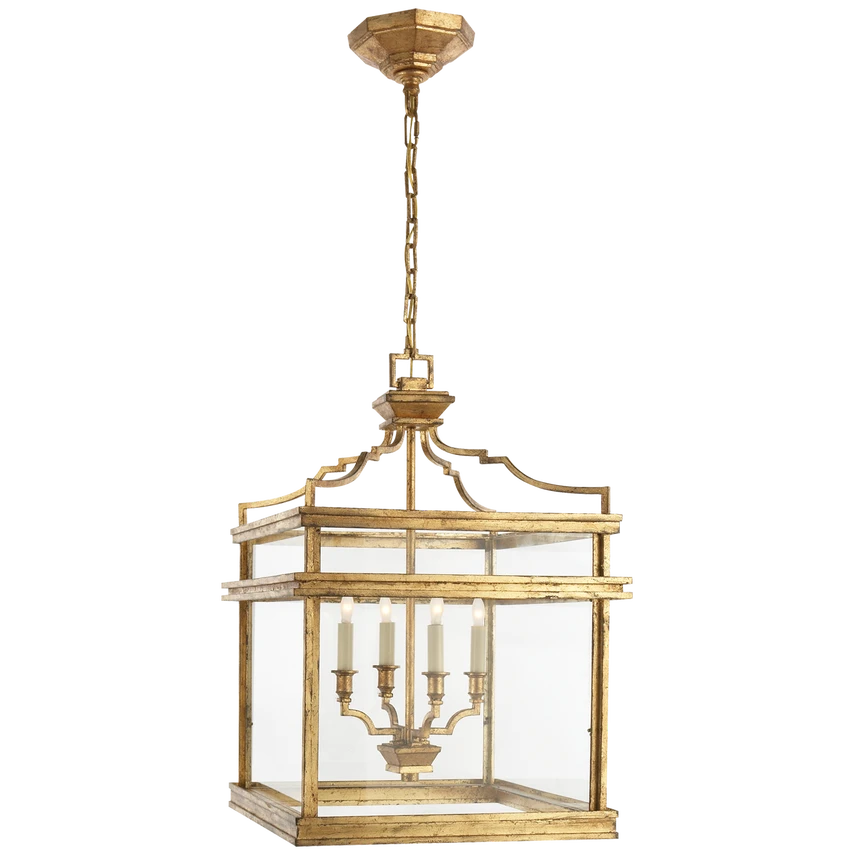 Mykonos Medium Lantern with Clear Glass