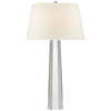 Octagonal Spire Large Table Lamp in Crystal with Shades