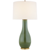 Orson Balustrade Form Table with Linen Shade