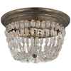 Paris Flea Market Medium Flush Mount with Seeded Glass