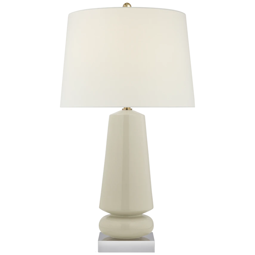 Parisienne Medium Table Lamp with Linen Shade