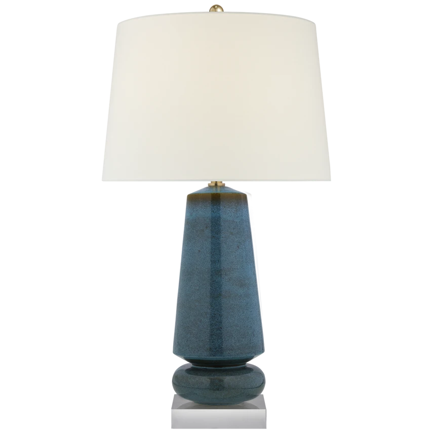 Parisienne Medium Table Lamp with Linen Shade