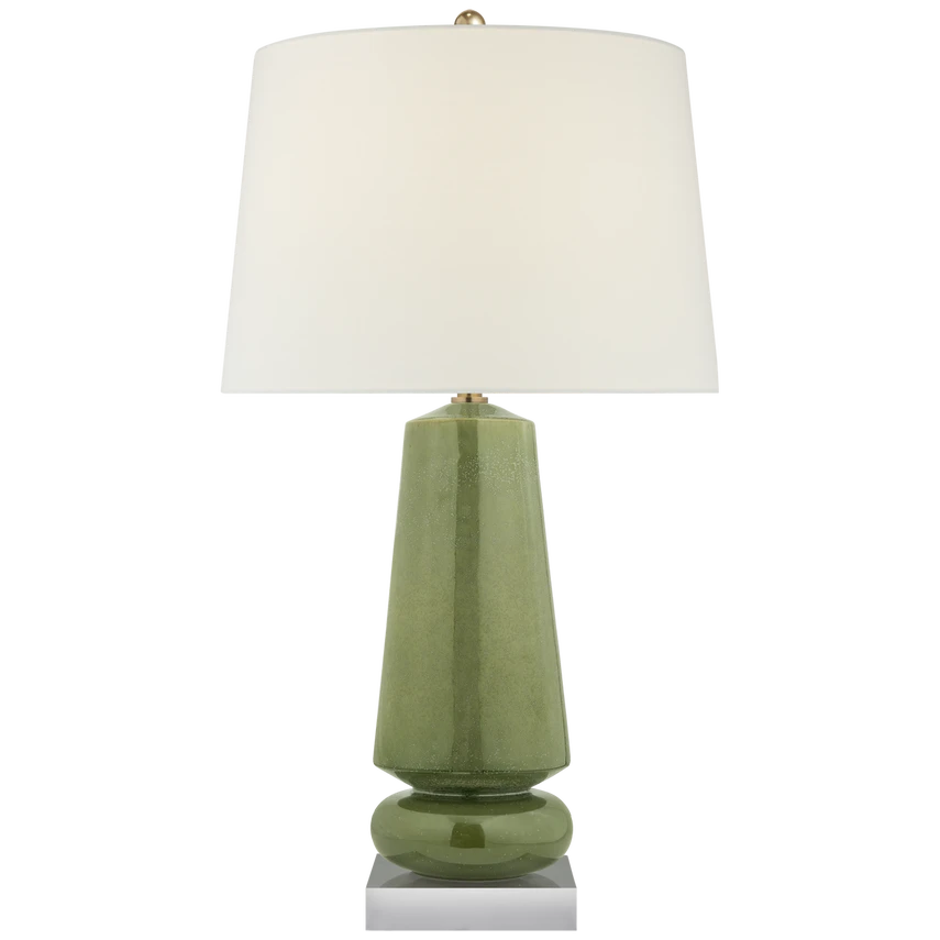 Parisienne Medium Table Lamp with Linen Shade