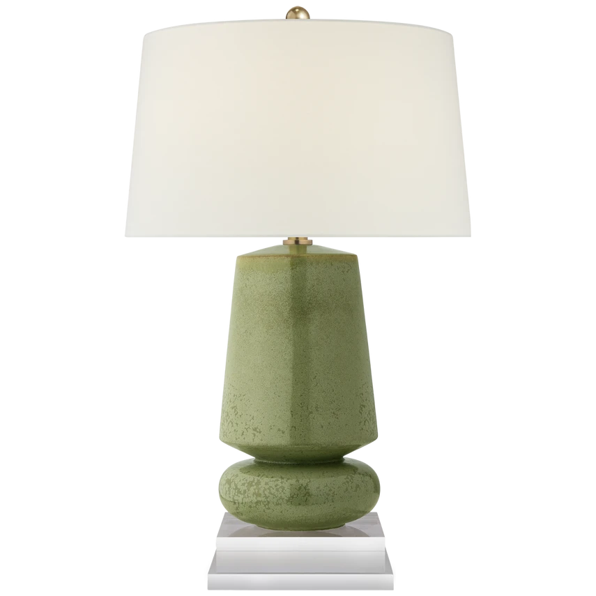 Parisienne Small Table Lamp with Linen Shade