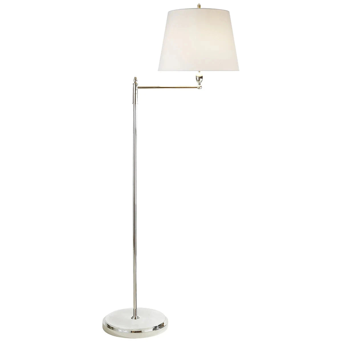Paulo Floor Light with Linen Shade