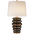 Phoebe Cordless Stacked Table Lamp with Linen Shade