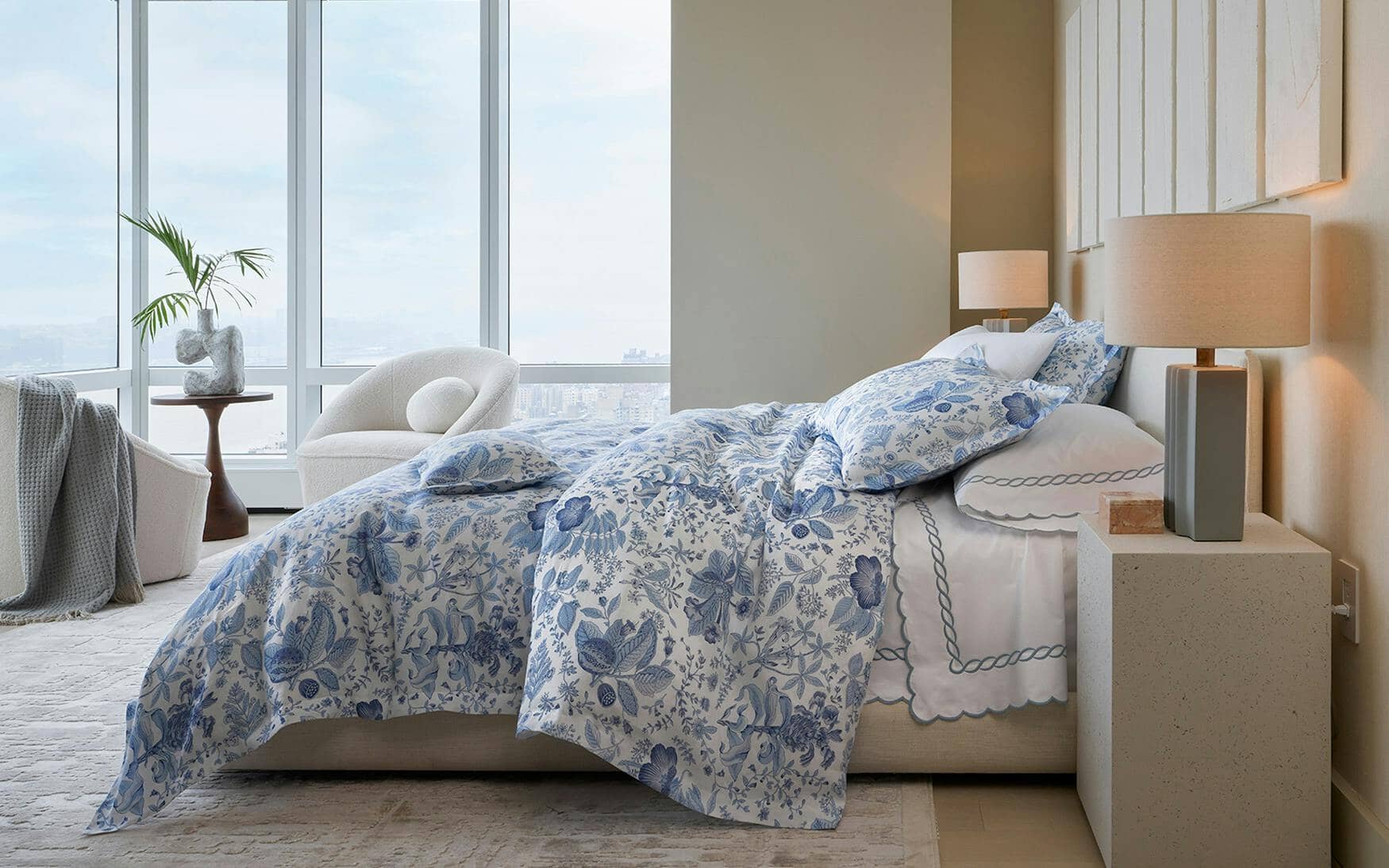 Pomegranate Linen Pillowcase Pair
