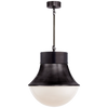 Precision Large Pendant with White Glass