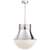 Precision Large Pendant with White Glass