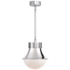 Precision Small Pendant with White Glass