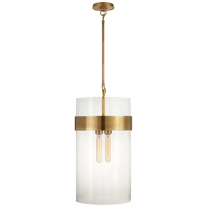 Presidio Medium Pendant with Clear Glass