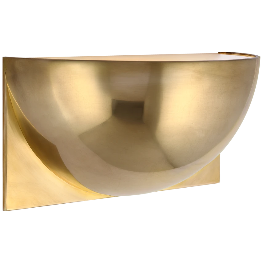 Quarter Sphere Small Up Light with Frosted Glass