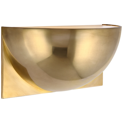 Quarter Sphere Small Up Light with Frosted Glass