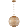 Renwick Small Sphere Chandelier with Crystal