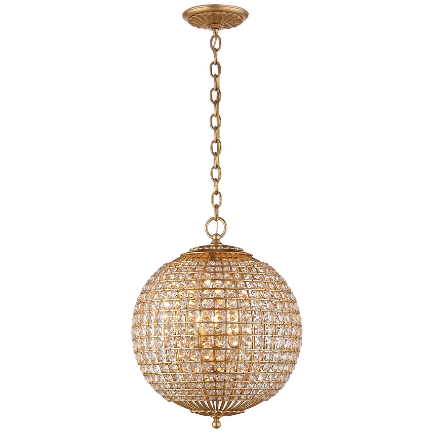 Renwick Small Sphere Chandelier with Crystal