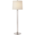 Riga Buffet Lamp with Linen Shade