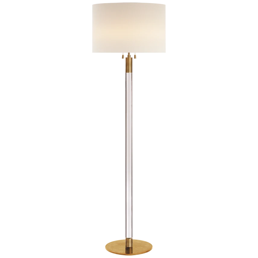 Riga Floor Lamp with Linen Shade
